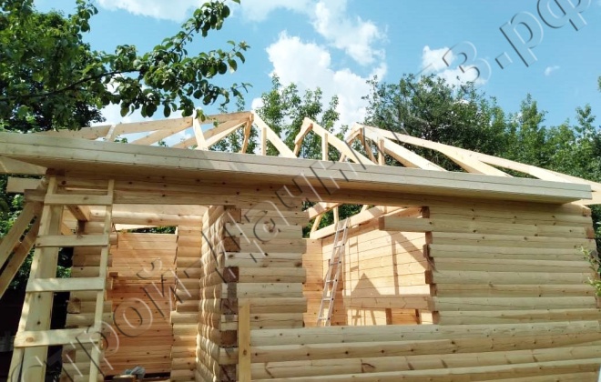 3 Брусовая баня Б-21 6×4, 24 м², Город Москва, Новосходненское шоссе (20)